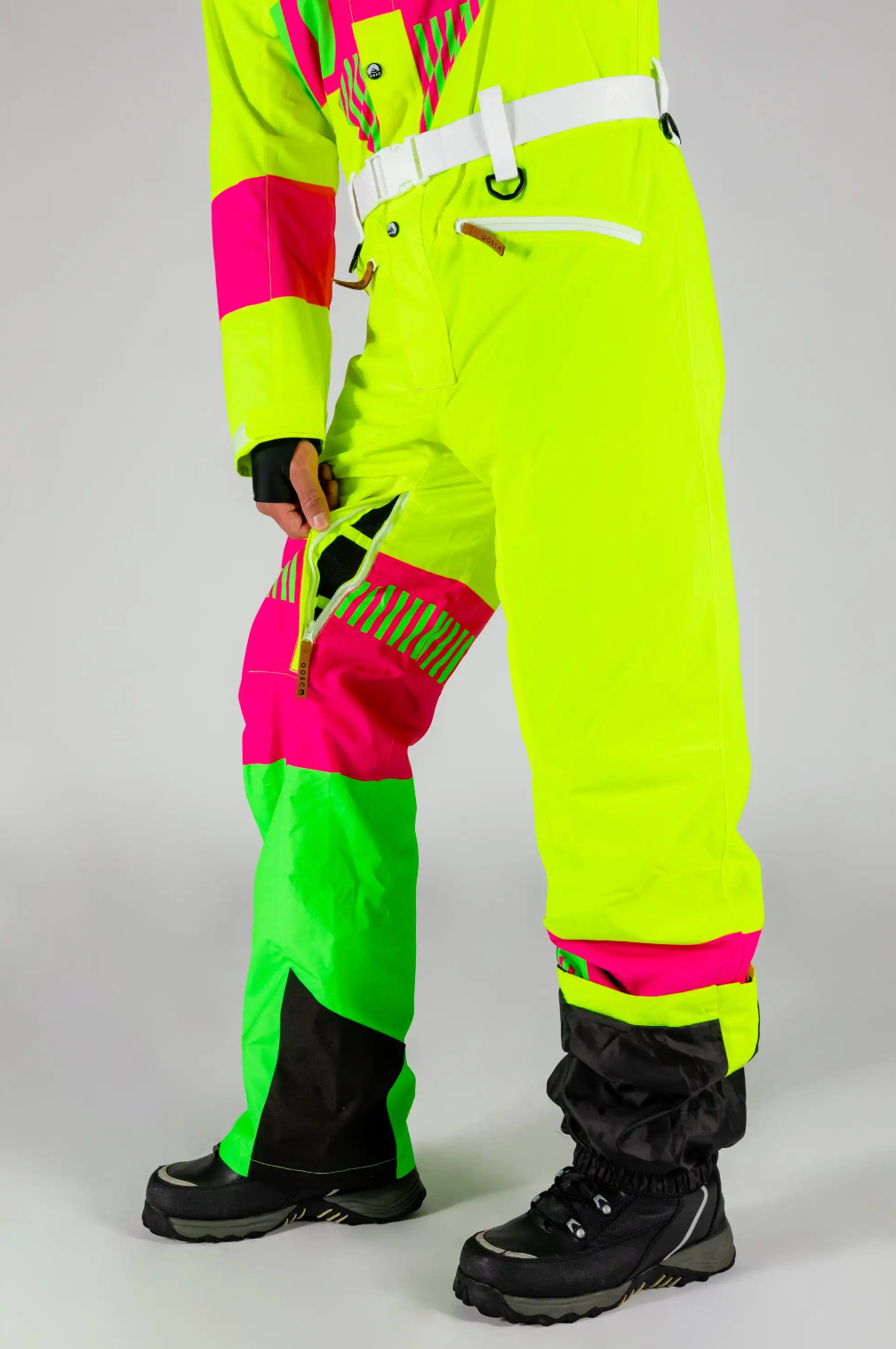 The Neon Navigator - Men's Retro Winter Snow Suit